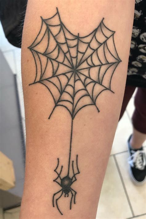 spiderweb tattoo|what do spider web tattoos mean.